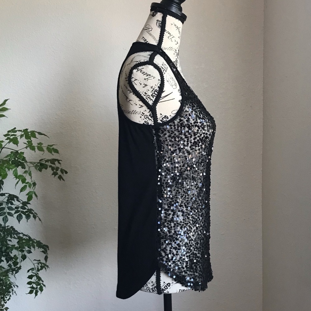 Forever 21 Women's glitter tank top - Picture 5 of 7